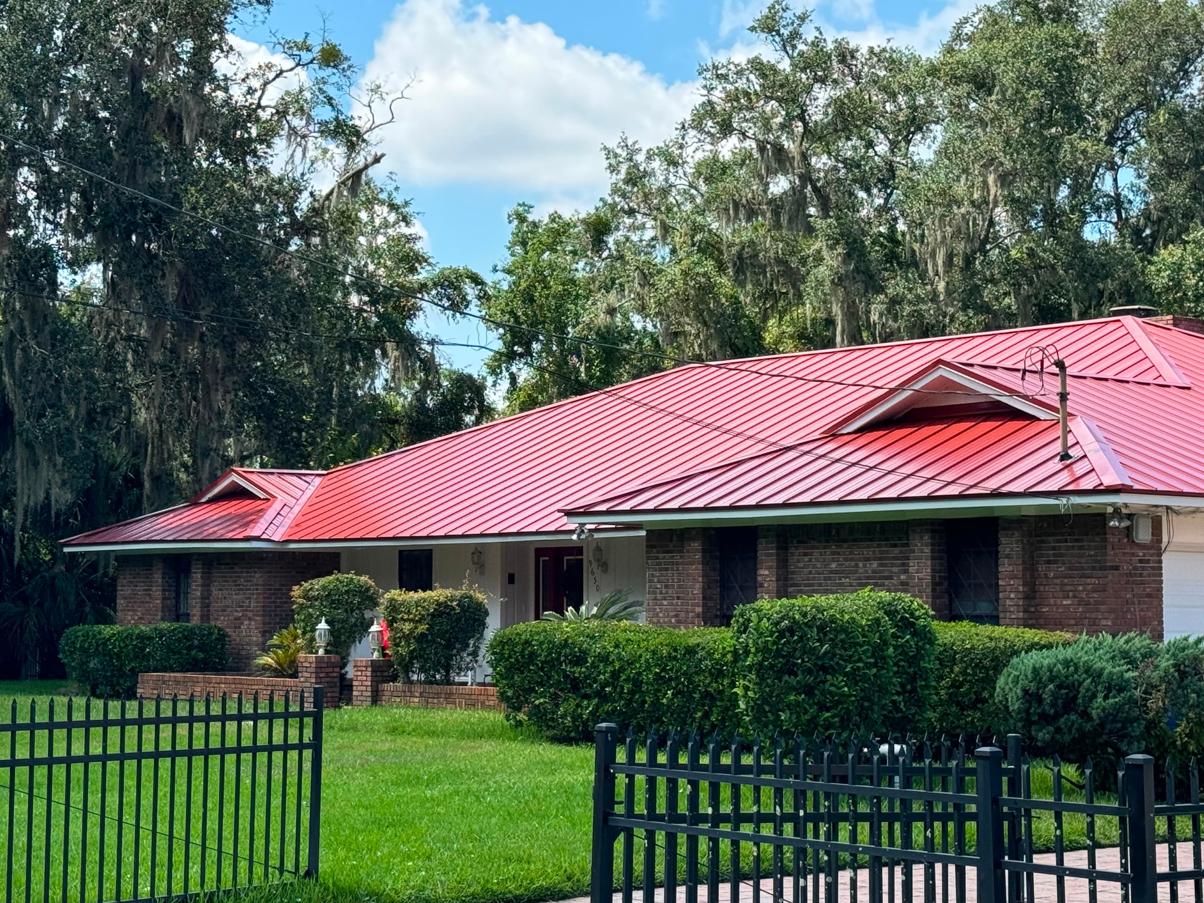 Roofer working on a residential roof